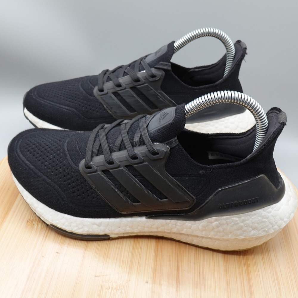 Adidas Shoes Women 6.5 Black Ultraboost 21 Primeblue Running Athletic FY0402 - Picture 1 of 9
